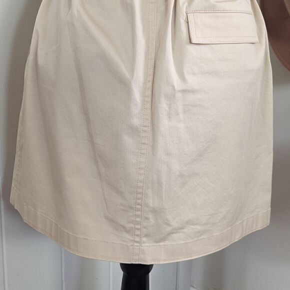 Theory Classic Chino Pocket Skirt SM Quiet Luxury Light Academia Preppy Chic - Picture 11 of 13